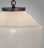 14"W Ovum Aquinum Victorian Pendant