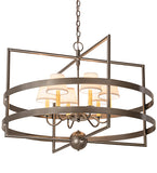 36"W Aldari 6 Lt Chandelier