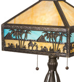 26"H Camel Mission Table Lamp