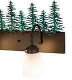48"W Lodge Tall Pines 5 Lt Vanity Light