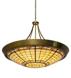 54"W Fleur-de-Lite Inverted Pendant