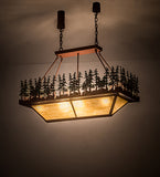 42"L Pine Lake Oblong Inverted Pendant