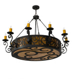 56"W Delano 10 Lt Chandelier