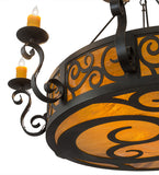 56"W Delano 10 Lt Chandelier