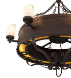 54"W Parnella 24 Lt Chandelier