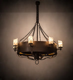 54"W Parnella 24 Lt Chandelier