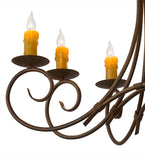 36"L Elon 6 Lt Oblong Chandelier