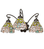 22"W Wisteria 3 Lt Wall Sconce