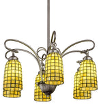 26"W Terra Verde 6 Lt Chandelier