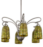 26"W Terra Verde 6 Lt Chandelier