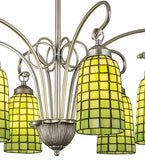26"W Terra Verde 6 Lt Chandelier