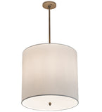 18"W Cilindro Textrene Pendant