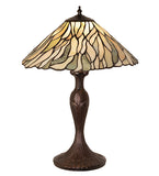 21"H Willow Jadestone Table Lamp