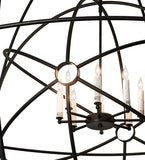 60"W Atom Enerjisi 8 Lt Chandelier