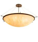 67"W Lucus Earth Marble Inverted Pendant