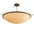 67"W Lucus Earth Marble Inverted Pendant