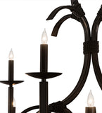 48"W Cypress 12 Lt Chandelier