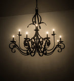 48"W Cypress 12 Lt Chandelier