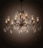 62"L Windsor 14 Lt Oblong Chandelier