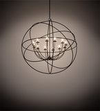 54"W Atom Enerjisi 12 Lt Chandelier