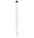 28"W Bola 30 Lt Cascading Pendant