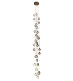 28"W Bola 30 Lt Cascading Pendant