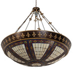 62"W Fleur-de-lis Inverted Pendant