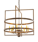 36"W Aldari 12 Lt Chandelier