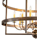 36"W Aldari 12 Lt Chandelier