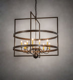 36"W Aldari 12 Lt Chandelier