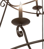 60"W Estrella 24 Lt Three Tier Chandelier