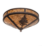 20"W Tamarack Flushmount
