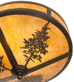 20"W Tamarack Flushmount