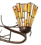 61"L Winter Solstice Delta 8 Lt Oblong Chandelier