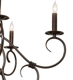 40"W Grace 10 Lt Two Tier Chandelier