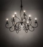 40"W Grace 10 Lt Two Tier Chandelier