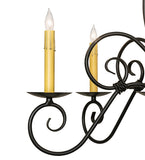 28"W Squire 6 Lt Chandelier