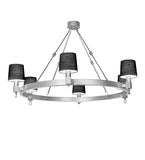 60"W Luebeck 6 Lt Chandelier