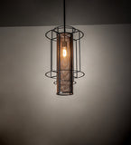 14"W Cilindro Golpe Pendant