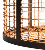 24"W Paloma Golpe Semi-Flushmount