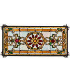 25"W X 12"H Emma Stained Glass Window