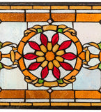 25"W X 12"H Emma Stained Glass Window