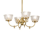 27"W Revival Gas & Electric 4 Lt Chandelier