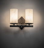 12"W Dante Lodge 2 Lt Wall Sconce