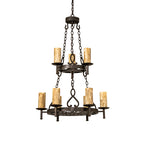 31"W Newcastle 9 Lt Two Tier Chandelier