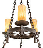 31"W Newcastle 9 Lt Two Tier Chandelier
