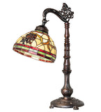 20"H Pinecone Bridge Arm Table Lamp