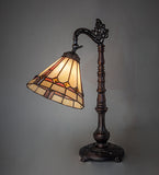 20"H Belvidere Bridge Arm Table Lamp