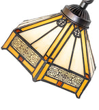 20"H Peaches Bridge Arm Table Lamp