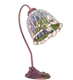 18"H Tiffany Flowering Lotus Desk Lamp